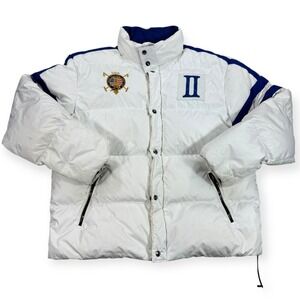 Polo Ralph Lauren Jacket Men's‎ 2XL White Down Puffer Snow Challenge Team USA